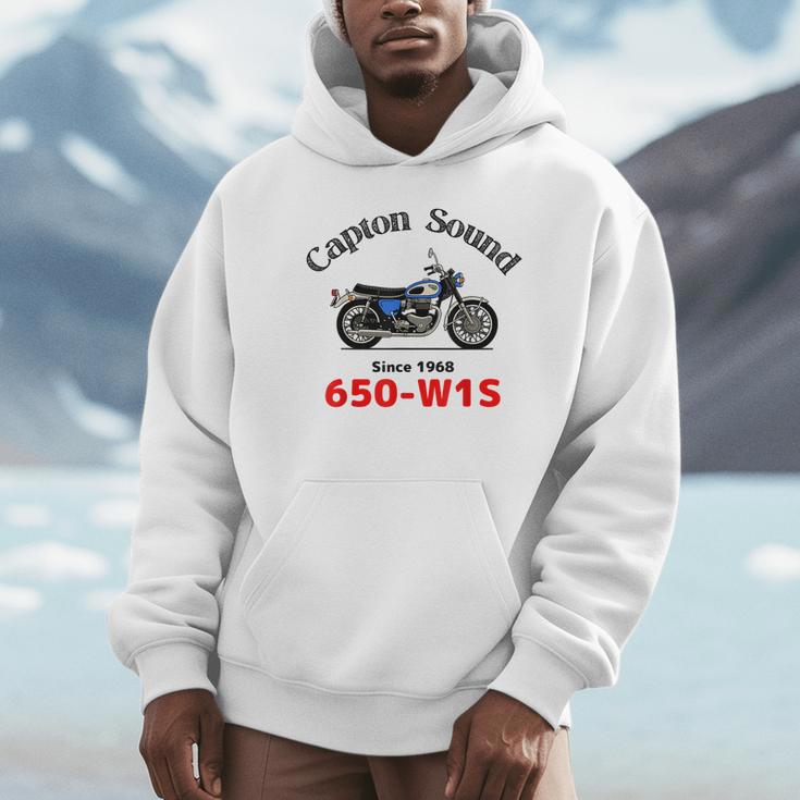 650-W1s Captonound 青タンク 旧車 パーカー