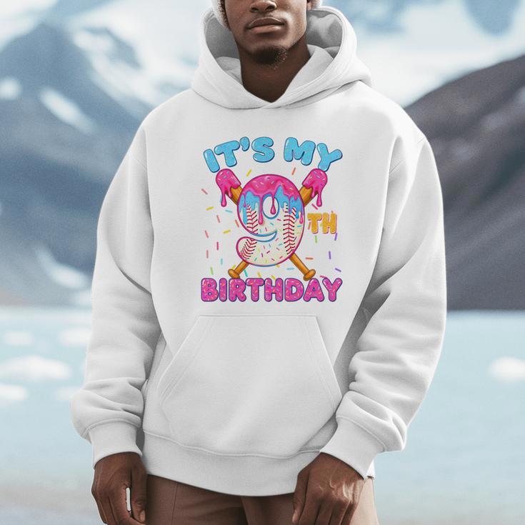 9th Birthday Baseball 9 Year Old Ice Cream Drip Boy Baseball Premium Tri-Blend Unisex Hoodie 9th Birthday Baseball 9 Year Old Ice Cream Drip Boy Baseball Premium Tri-Blend Unisex Hoodie