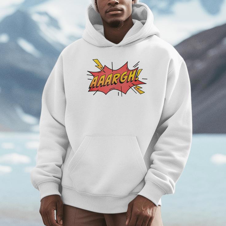 AAARGH Bubble From Comic Book Or Cartoon Unisex Hoodie