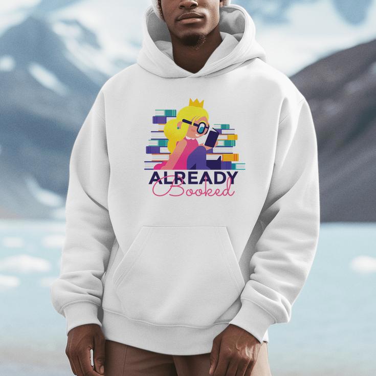Already Booked Reading Book Lover Literacy Day Bookworm Premium Tri-Blend Unisex Hoodie
