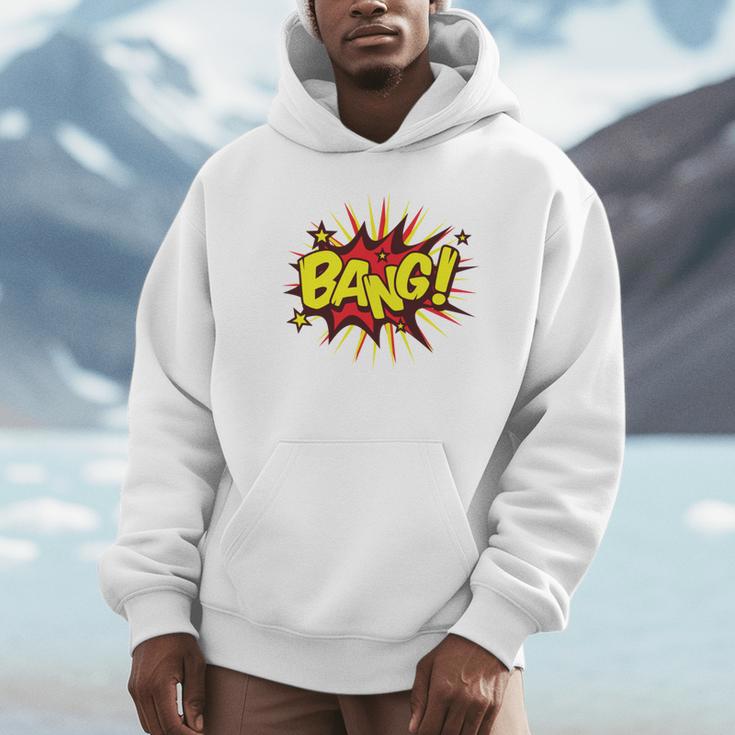 BANG Pop Art Comic Book Speech Bubbles Street Graffiti Art Unisex Hoodie