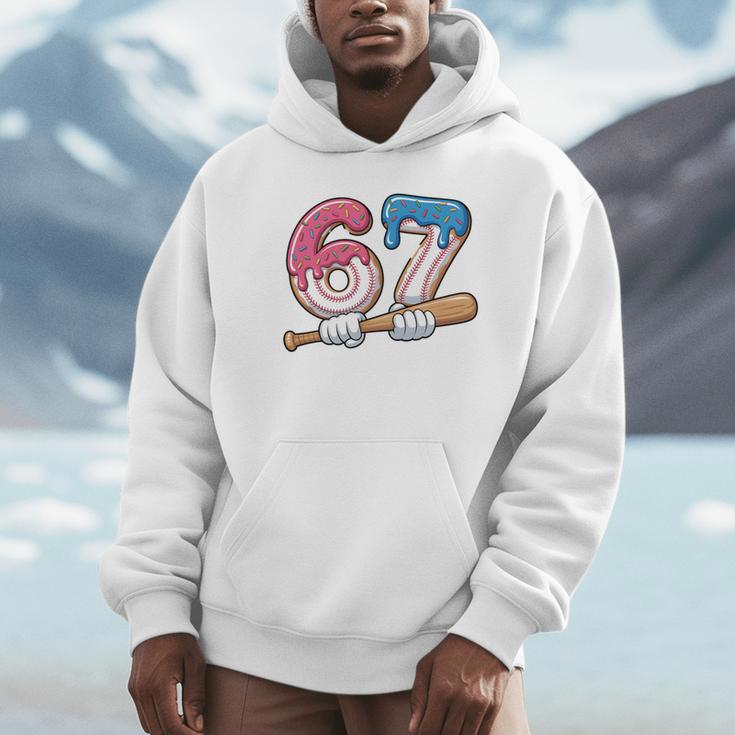 Baseball 67 Kids Ice Cream Drip Six Seven Youth Boys Unisex Hoodie Baseball 67 Kids Ice Cream Drip Six Seven Youth Boys Unisex Hoodie