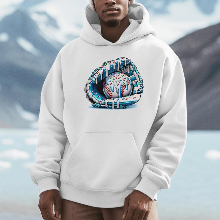 Baseball Drip Ice Cream Sprinkles Baseball Glove Premium Tri-Blend Unisex Hoodie Baseball Drip Ice Cream Sprinkles Baseball Glove Premium Tri-Blend Unisex Hoodie