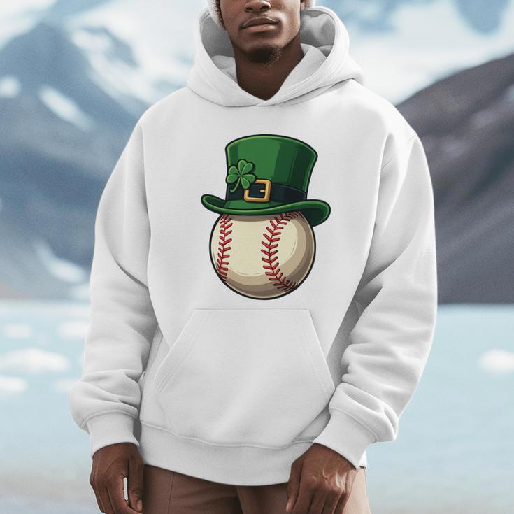 Baseball Leprechaun Hat Saint Patrick Retro Unisex Hoodie