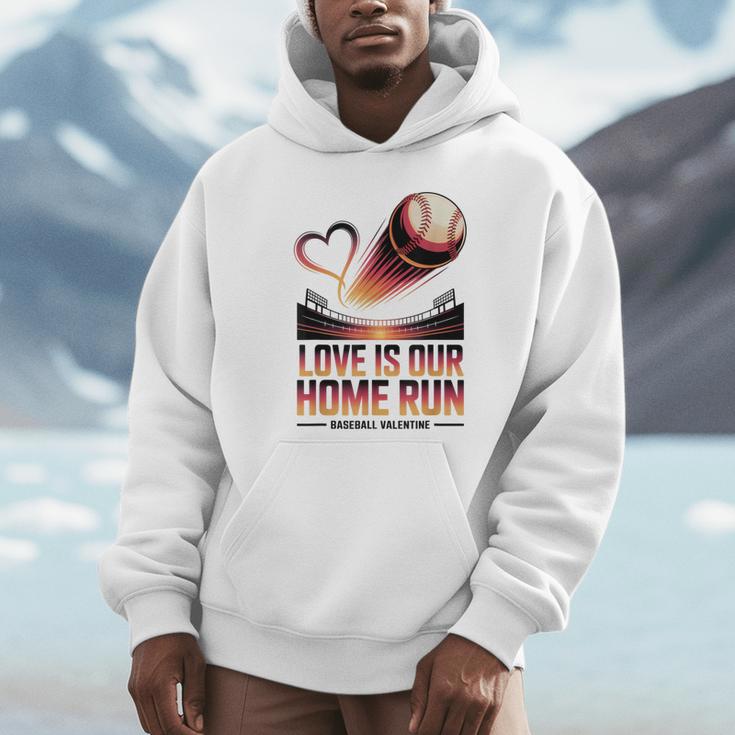 Baseball Valentine Forever On Deck For You Unisex Hoodie