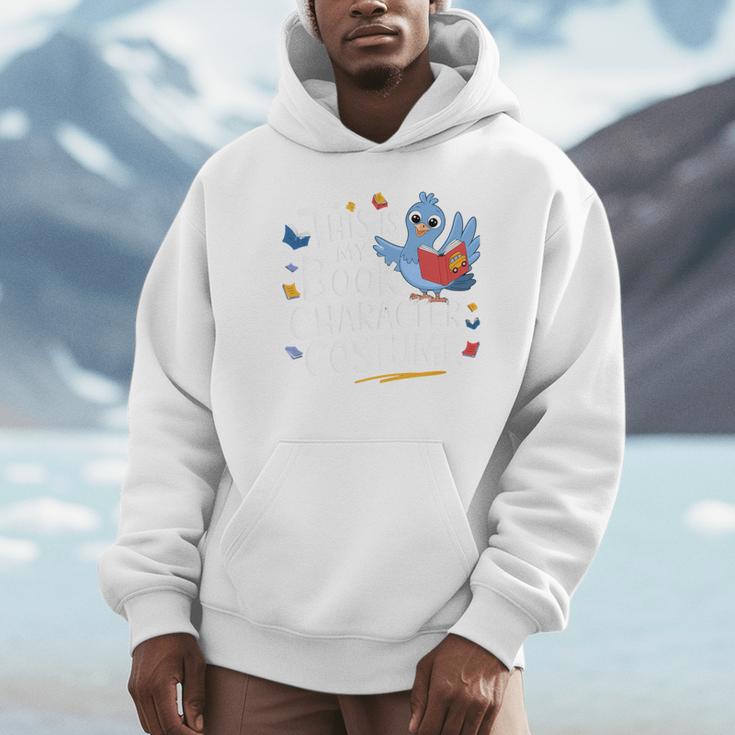 This Is My Book Character Costume Fun Pigeon Reading Lovers Unisex Hoodie