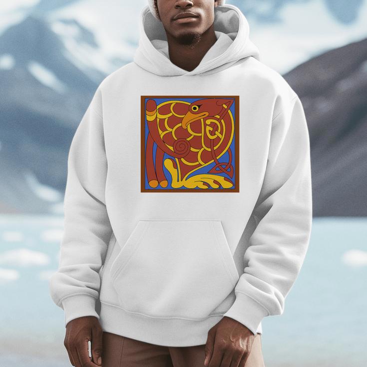 Book Of Kells Celtic Knot Medieval Bird Premium Tri-Blend Unisex Hoodie Book Of Kells Celtic Knot Medieval Bird Premium Tri-Blend Unisex Hoodie
