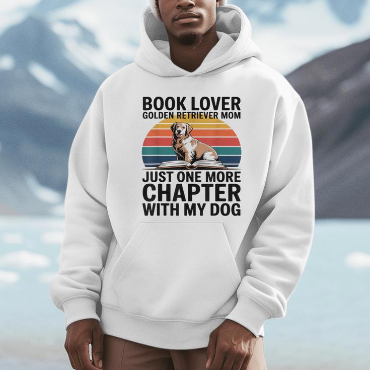 Book Lover Golden Retriever Mom Just One More Chapter Unisex Hoodie