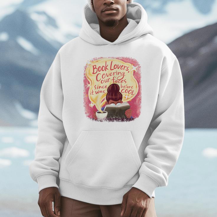 Book Lovers Covering Our Faces Unisex Hoodie Book Lovers Covering Our Faces Unisex Hoodie