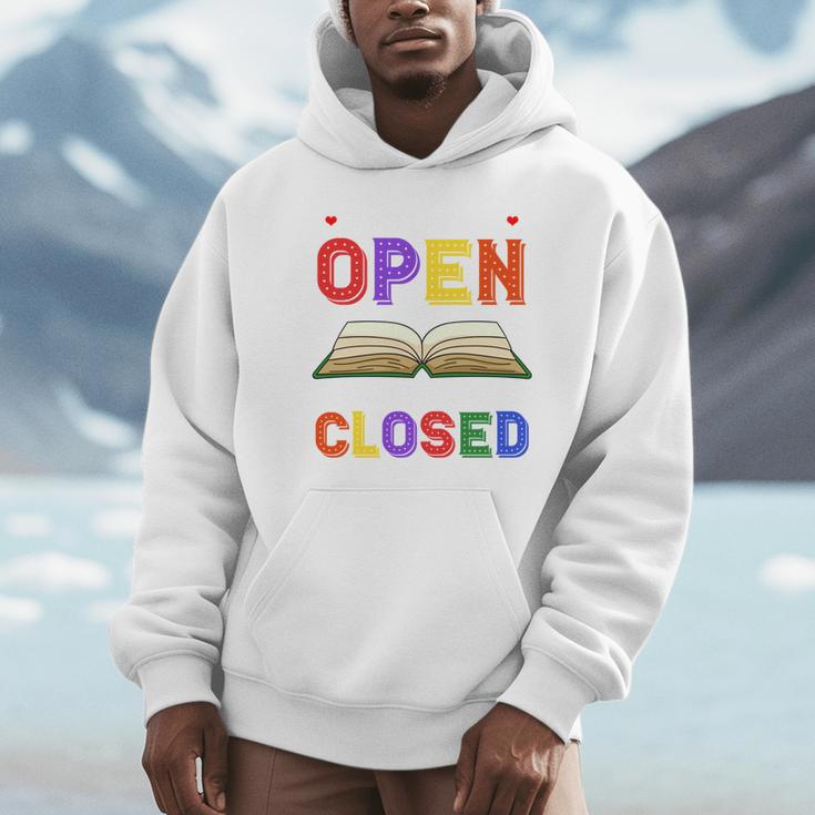 If My Book Is Open Your Mouth Is Closed Reading Books Performance Unisex Hoodie