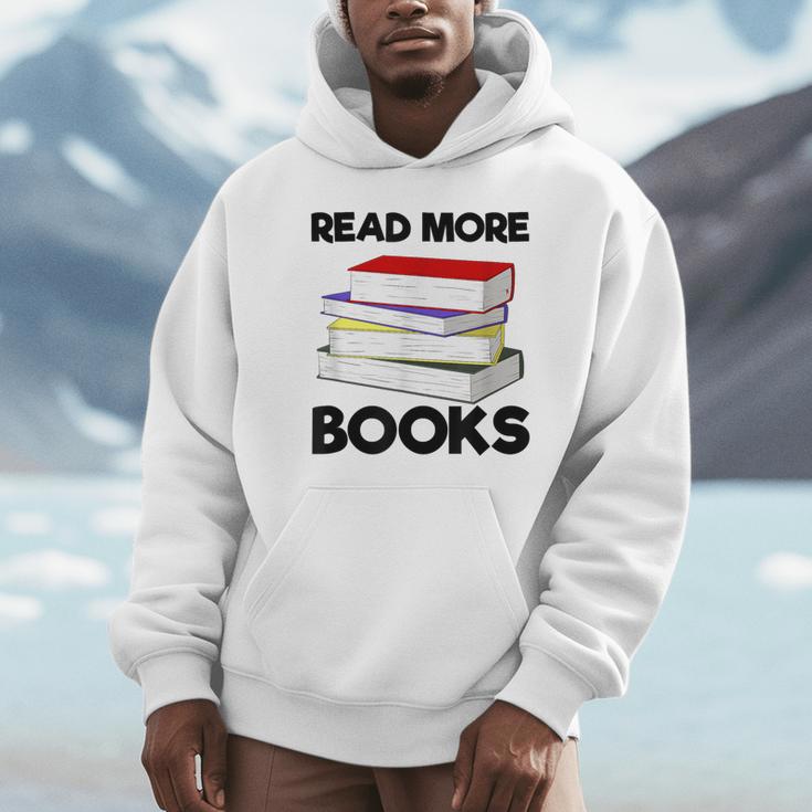 Book Reading Books Librarian Read More Books Unisex Hoodie