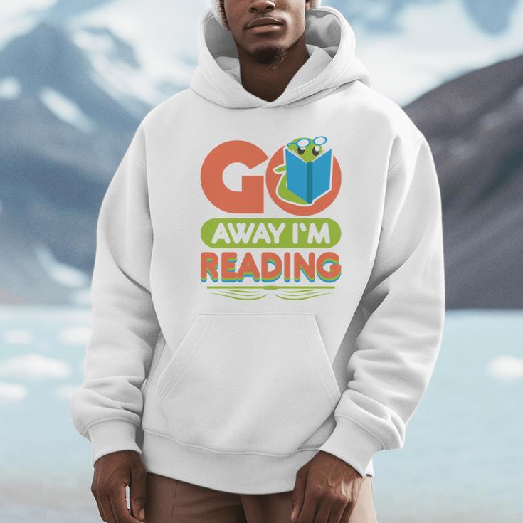 Book Reading Library Go Away Im Reading Unisex Hoodie Book Reading Library Go Away Im Reading Unisex Hoodie