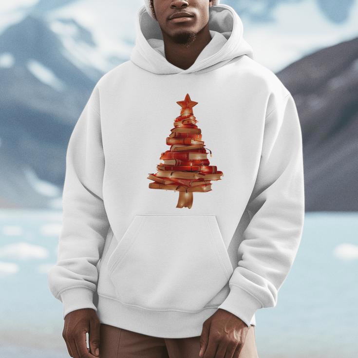 All Booked For Christmas Book Premium Tri-Blend Unisex Hoodie