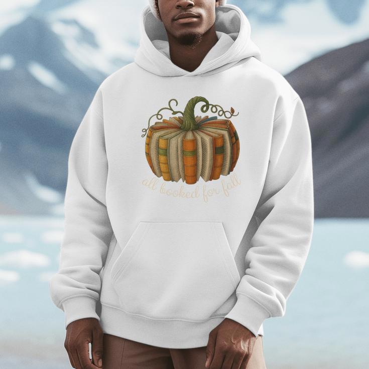 All Booked For Fall Book Pumpkin Reading Halloween Teacher Unisex Hoodie All Booked For Fall Book Pumpkin Reading Halloween Teacher Unisex Hoodie