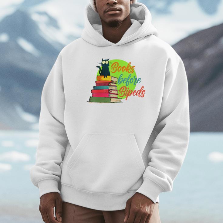 Books Before Bipeds Unisex Hoodie