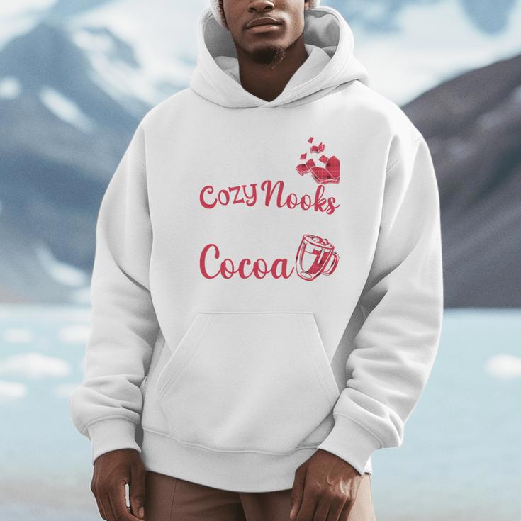 Books Cozy Nooks And Hot Cocoa Cute Fall Booklover Unisex Hoodie Books Cozy Nooks And Hot Cocoa Cute Fall Booklover Unisex Hoodie