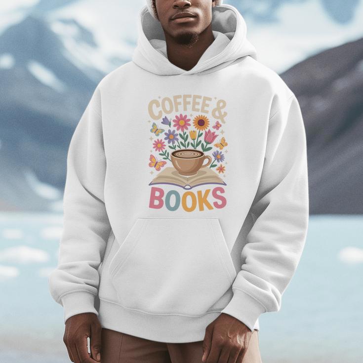 Coffee & Books Lover Wildflowers Boho Aesthetic Premium Tri-Blend Unisex Hoodie Coffee & Books Lover Wildflowers Boho Aesthetic Premium Tri-Blend Unisex Hoodie