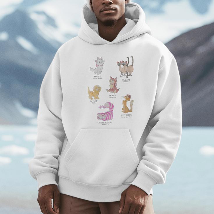 Disney Mickey And Friends Cat Names And Breeds Textbook Unisex Hoodie Disney Mickey And Friends Cat Names And Breeds Textbook Unisex Hoodie