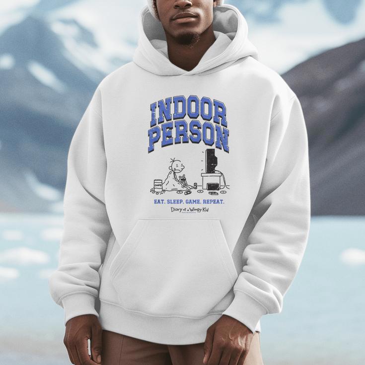 DOAWK Indoor Person Eat Sleep Game Repeat Book Series Unisex Hoodie