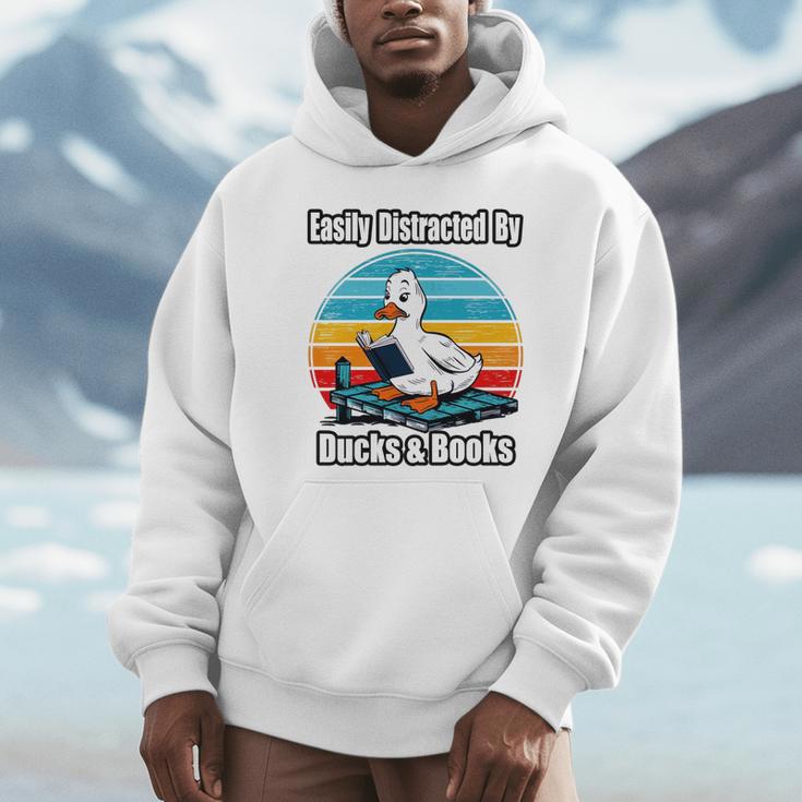 Ducks Books Lover Easily Distracted By Ducks & Books Unisex Hoodie Ducks Books Lover Easily Distracted By Ducks & Books Unisex Hoodie