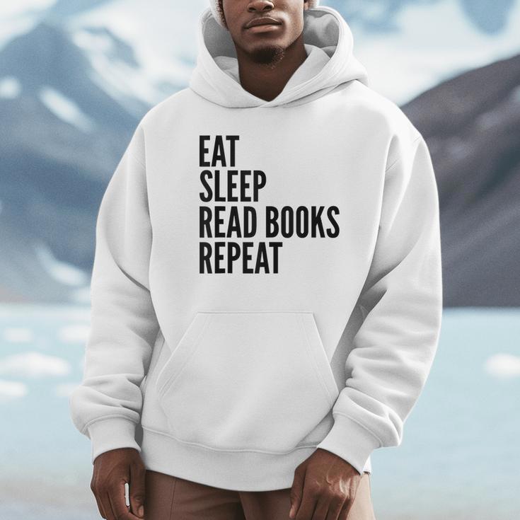 Eat Sleep Read Books Repeat Reading Lover Unisex Hoodie