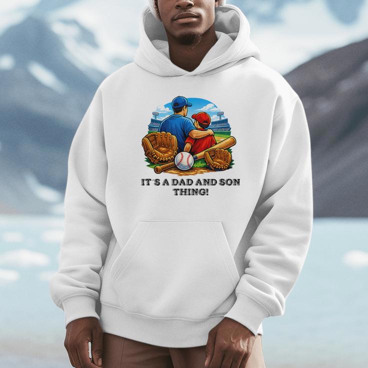 Father Son Baseball Father's Day Unisex Hoodie Father Son Baseball Father's Day Unisex Hoodie