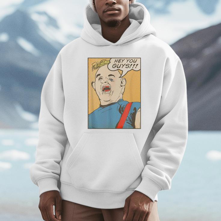 The Goonies Sloth Pop Art Comic Book Illustration 80's Movie Unisex Hoodie
