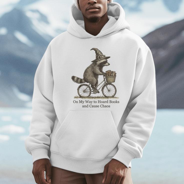 On My Way To Hoard Books And Cause Chaos Unisex Hoodie