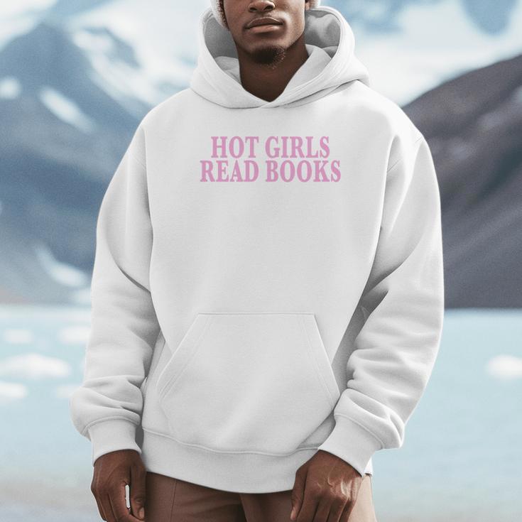Hot Girls Read Books For Book Lovers & Readers Unisex Hoodie