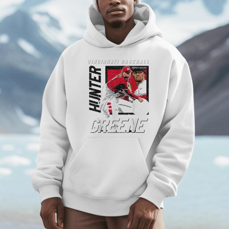 Hunter Greene Cincinnati MLB Baseball Players MLBHGR203M Unisex Hoodie Hunter Greene Cincinnati MLB Baseball Players MLBHGR203M Unisex Hoodie