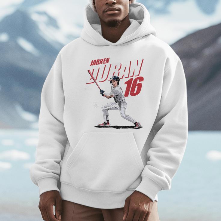 Jarren Duran Boston MLB Baseball Players MLBJDU204M Unisex Hoodie