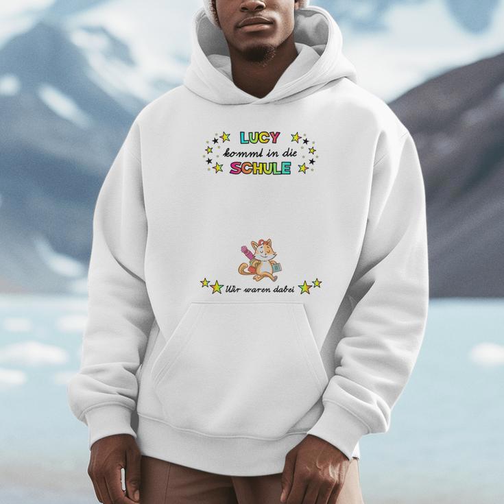 Kids Lucy Guest Book For First Day Of School Unisex Hoodie