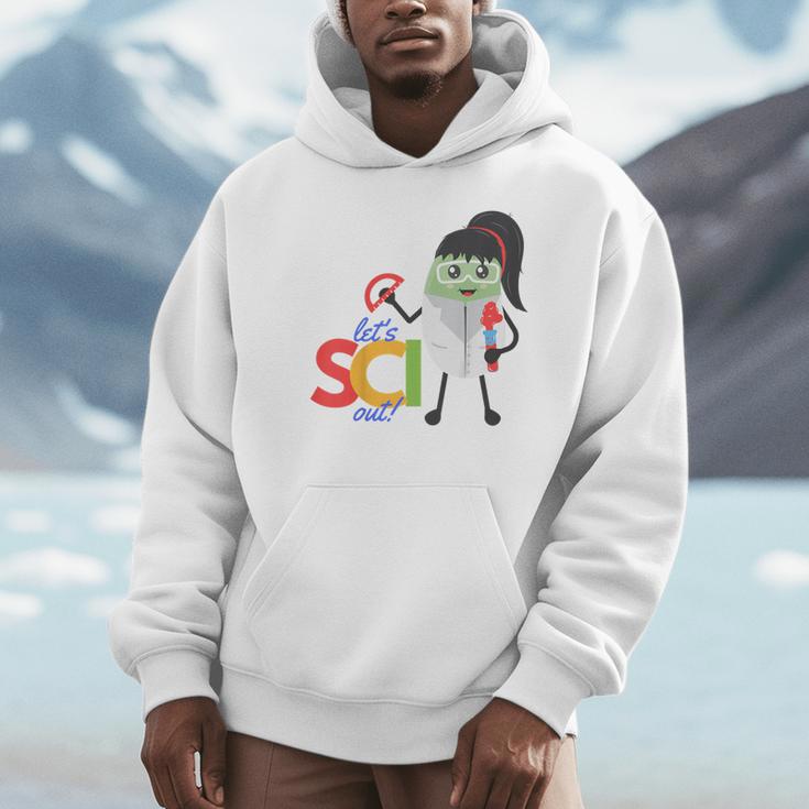 Kids Mung Bean Let's Sci Out Science Shirt Bean World Books Unisex Hoodie