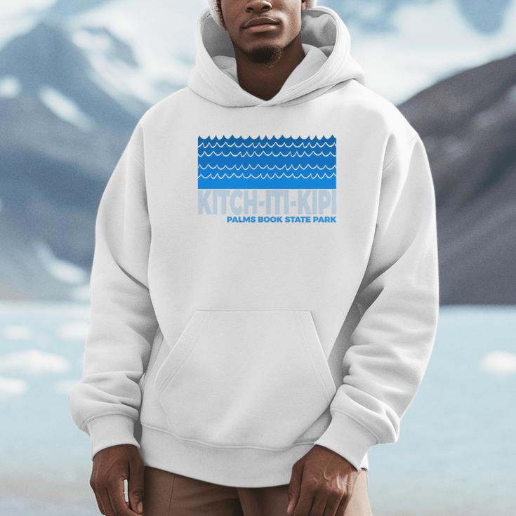 Kitch-Iti-Kipi MI Kitch-Iti-Kipi Palms Book Park Michigan Premium Tri-Blend Unisex Hoodie
