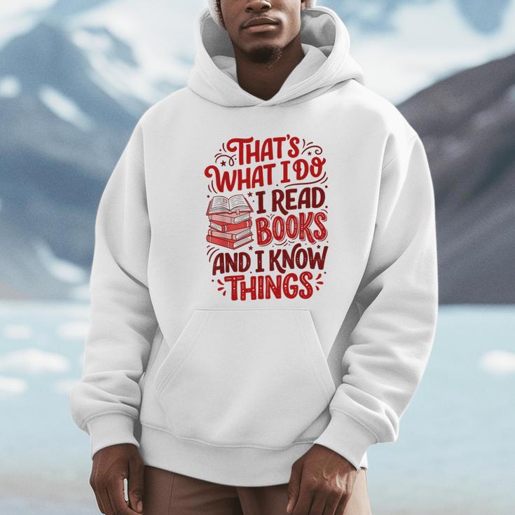 Librarian Book Lover Men Women Reading Unisex Hoodie