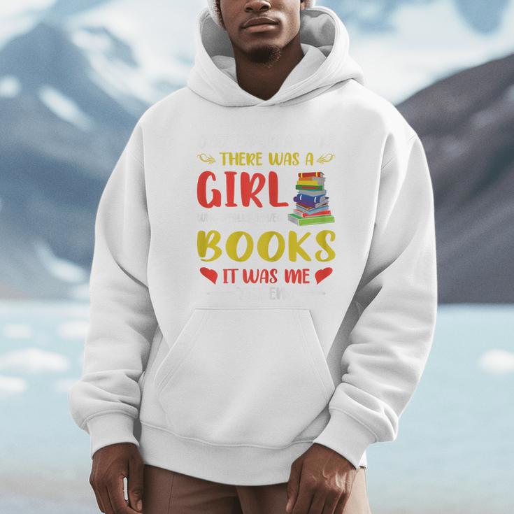 Library Book Lover Once Upon a Time a Girl Loved Books Unisex Hoodie Library Book Lover Once Upon a Time a Girl Loved Books Unisex Hoodie