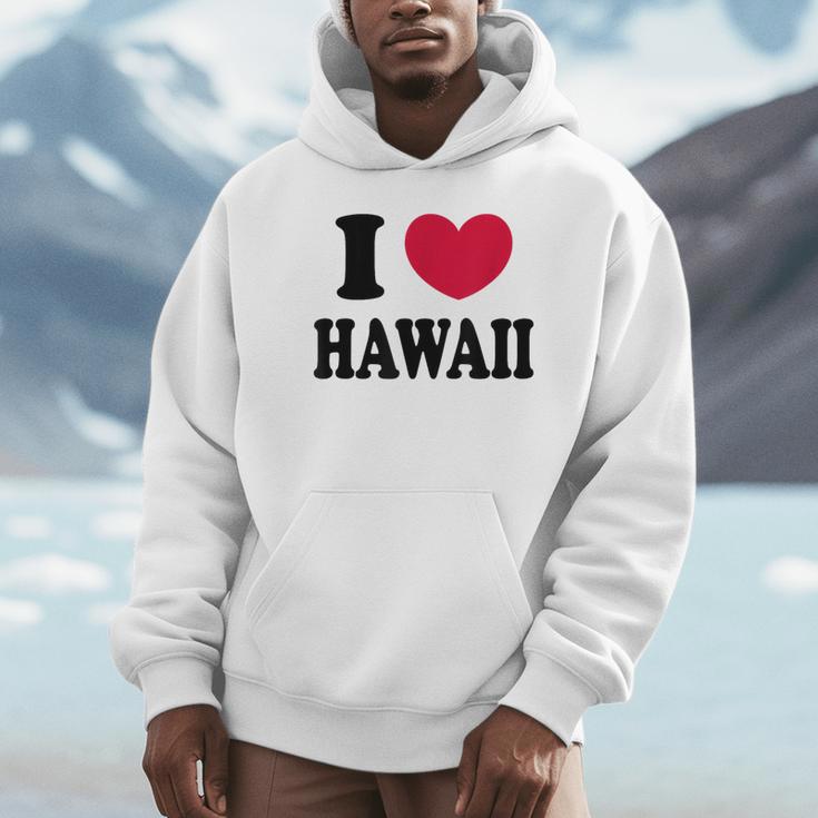 I Love Hawaii ハワイが大好き パーカー