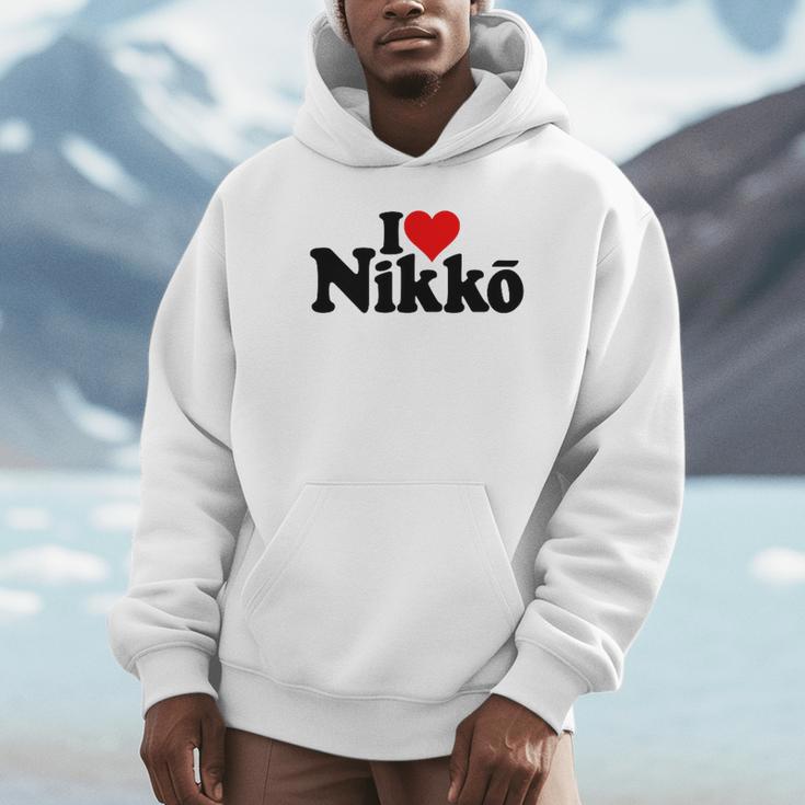I Love Heart Nikko Japan 栃木県 パーカー