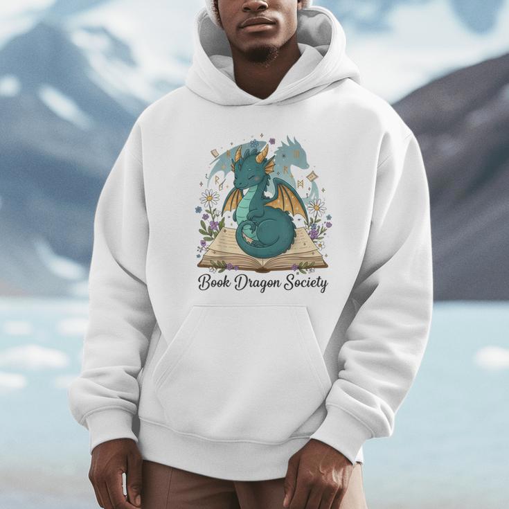 Magical Book Dragon Fantasy Reading Enthusiast Art Unisex Hoodie Magical Book Dragon Fantasy Reading Enthusiast Art Unisex Hoodie