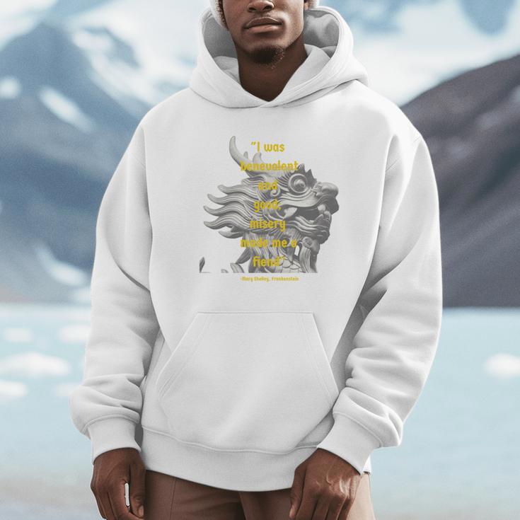 Mary Shelley Frankenstein Quote Book Lover Unisex Hoodie