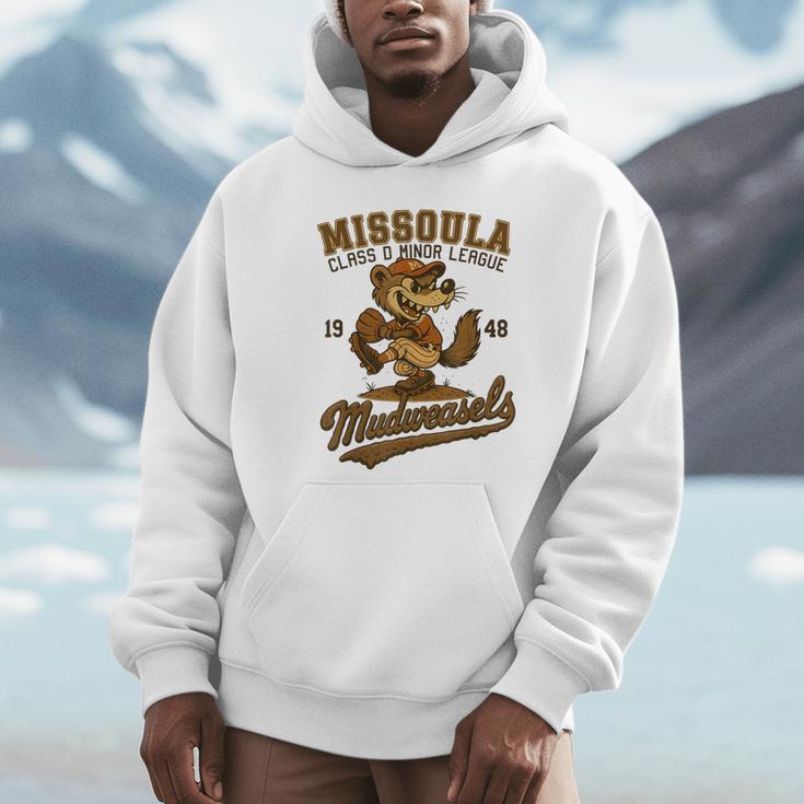 Missoula Mudweasels Retro Minor League Baseball Unisex Hoodie Missoula Mudweasels Retro Minor League Baseball Unisex Hoodie