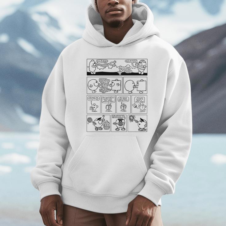 Mr Men Retro Comic Book Strip 70s & Premium Tri-Blend Unisex Hoodie Mr Men Retro Comic Book Strip 70s & Premium Tri-Blend Unisex Hoodie