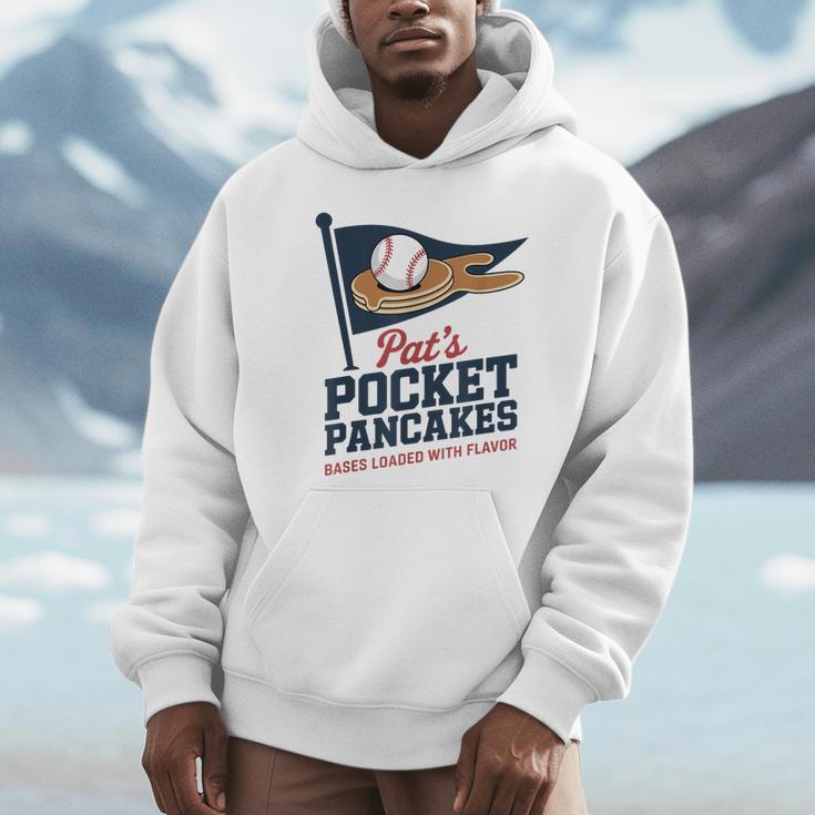 Pat's Pocket Pancakes Flag Baseball On Pancake Unisex Hoodie