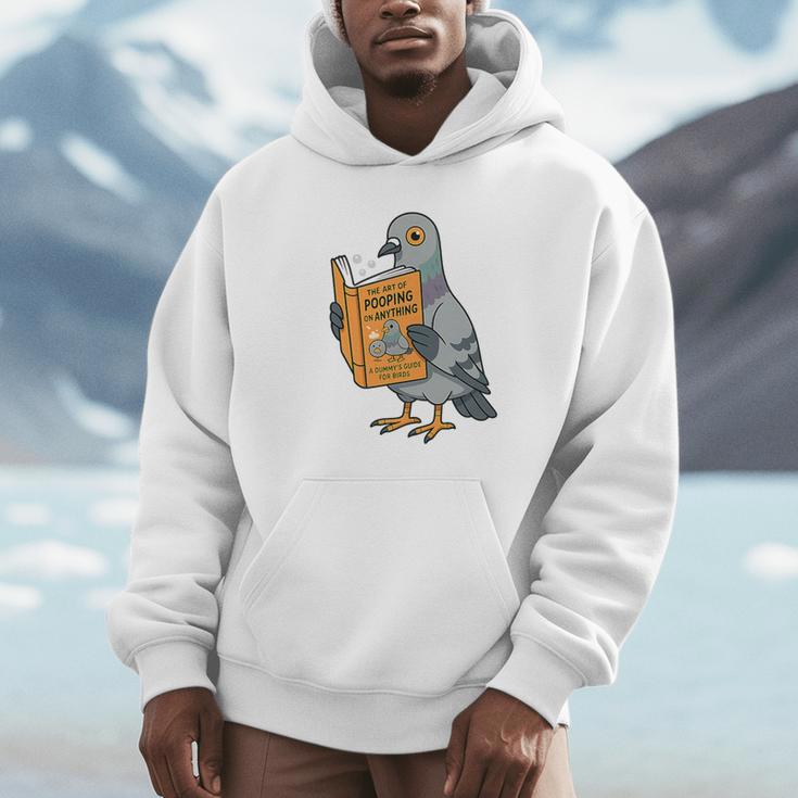 Pigeon Reading Book Bird Joke Humor Premium Tri-Blend Unisex Hoodie Pigeon Reading Book Bird Joke Humor Premium Tri-Blend Unisex Hoodie