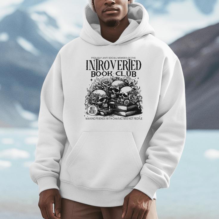 Proudly Anti Social Member Of The Introverted Book Club Unisex Hoodie