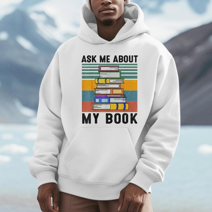 Published Author TShirt Ask Me About My Book Writer Unisex Hoodie