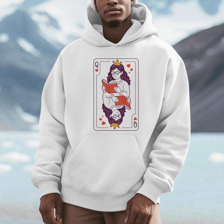 Queen Of Books Premium Tri-Blend Unisex Hoodie Queen Of Books Premium Tri-Blend Unisex Hoodie