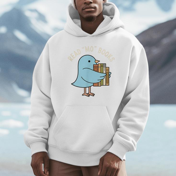 Read Mo Books Cute Bird Reading Kids Book Lover Unisex Hoodie Read Mo Books Cute Bird Reading Kids Book Lover Unisex Hoodie
