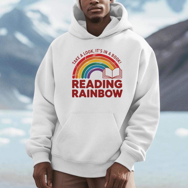 Reading Book Rainbow Literacy Learning Premium Tri-Blend Unisex Hoodie
