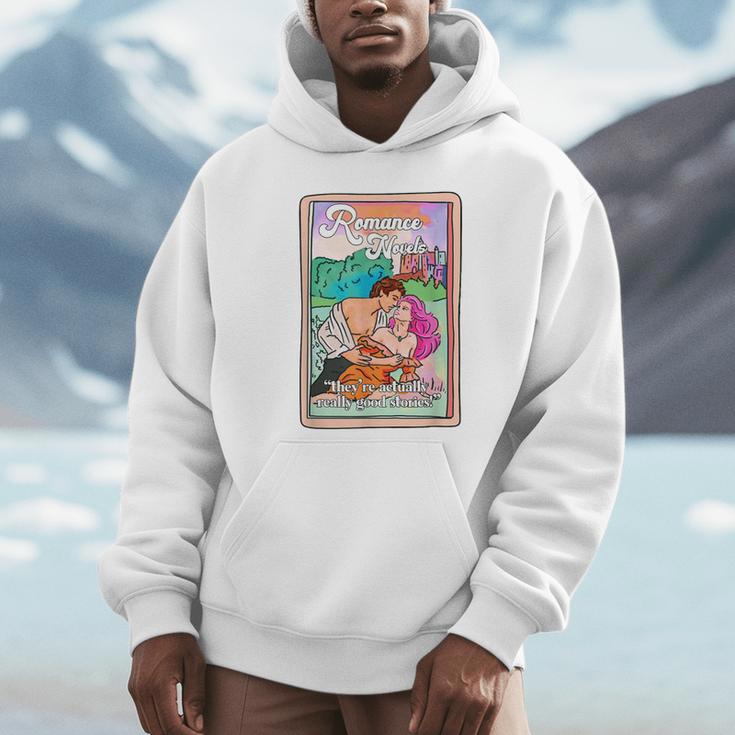 Romance Novels Really Good Stories Tarot Card Book Lover Unisex Hoodie